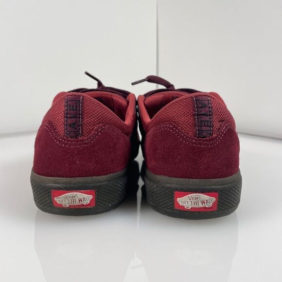 ans AVE Pro Model Skateboard Shoes Men 8.5 Burgundy / Translucent Sole - Picture 2 of 7